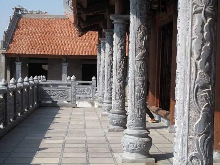 Cột Hiền Tròn Xanh Đen Kt 27x27x273